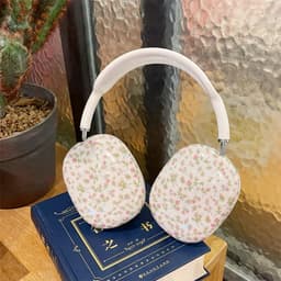 Beschermhoes voor AirPods Max - Roze Bloemenpatroon - Schokbestendig Oplaadcassette — thumbnail 4