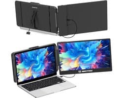 Draagbare Dubbel Scherm Laptop Monitor Extender 14 inch 1080P FHD Plug & Play