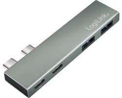 LogiLink UA0399 USB-C dockingstation Geschikt voor merk (dockingstation): Apple USB-C Power Delivery