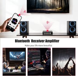 Krachtige 2.1 Kanaals Hifi Versterker Module met Bluetooth 5.0 - 2x160W + 220W Subwoofer Digitale Eindversterker — thumbnail 5
