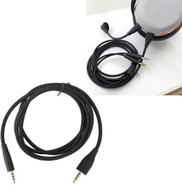 Verlengstuk Hoofdtelefoon Kabel 3.5mm voor MMX 100 Headset - 1.2 Meter - Zwart — thumbnail 5