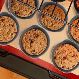 12 stuks siliconen muffinvormen voor airfryer, herbruikbare bakvorm, siliconen vormen voor muffins, cake en eieren — thumbnail 4
