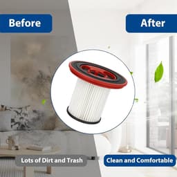 Vervangingsfilter - 2+2 Stuks - Geschikt voor Bosch Unlimited Serie 7 Draadloze Stofzuiger - BKS711XXL BBS711W BBS712A BCS711GB BKS711MALL - HEPA-filter - Wasbaar - RVS - Voorfilter+Hoofdfilter — thumbnail 3