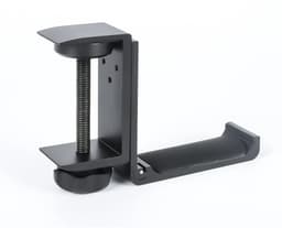 2 stuks Koptelefoon Houder voor onder Bureau – Koptelefoon Standaard – Verstelbare Headset Stand – Headset Hanger – Hoofdtelefoon Houder Bureau – Universele Hoofdtelefoon Haak - Zwart Aluminium，zwart — thumbnail 4