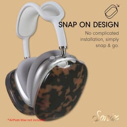 Stijlvolle Beschermhoes voor AirPods Max Hoofdtelefoon - Tortoise Shell Design — thumbnail 2