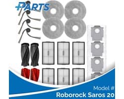Roborock Saros 20 Onderhoudsset (Plus.Parts® alternatief voor 8.02.0388)