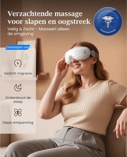 Bob and Brad EyeOasis 2 Eye Massager with Heat Function, Compression and Music, Foldable Rechargeable Eye Massager, Eye Therapy to Relieve Eye Pain, Improve Dry Eyes and Sleep — thumbnail 4