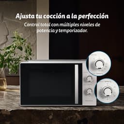 Magnetron met Grill 800W - 25 Liter Inhoud, 5 standen en Ontdooi Functie — thumbnail 2
