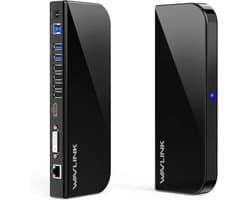 Universeel Laptop Dockingstation met Dual HDMI en 6 USB-Poorten voor Windows en Mac