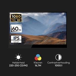 Logicom Nomad Touch - Portable Monitor - Full HD - Touch - 15,6" - IPS scherm - USB-C & Mini HDMI - Kickstand - zwart — thumbnail 6