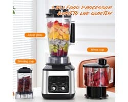 Keukenmachine - 3-in-1 - 9500W - 8 Messen - 4 Messen