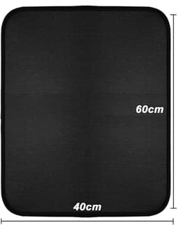 2x Hittebestendige Beschermingsmatten – 60x40 cm – Antislip Onderzetters voor Airfryer, Oven, Koffiemachine & Magnetron – Zware Keukenmatten voor Aanrechtapparaten — thumbnail 9