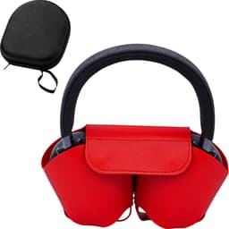 Case geschikt voor AirPods Max - Rood - Cover - Hoesje - Volledige Bescherming - Stevig — thumbnail 1