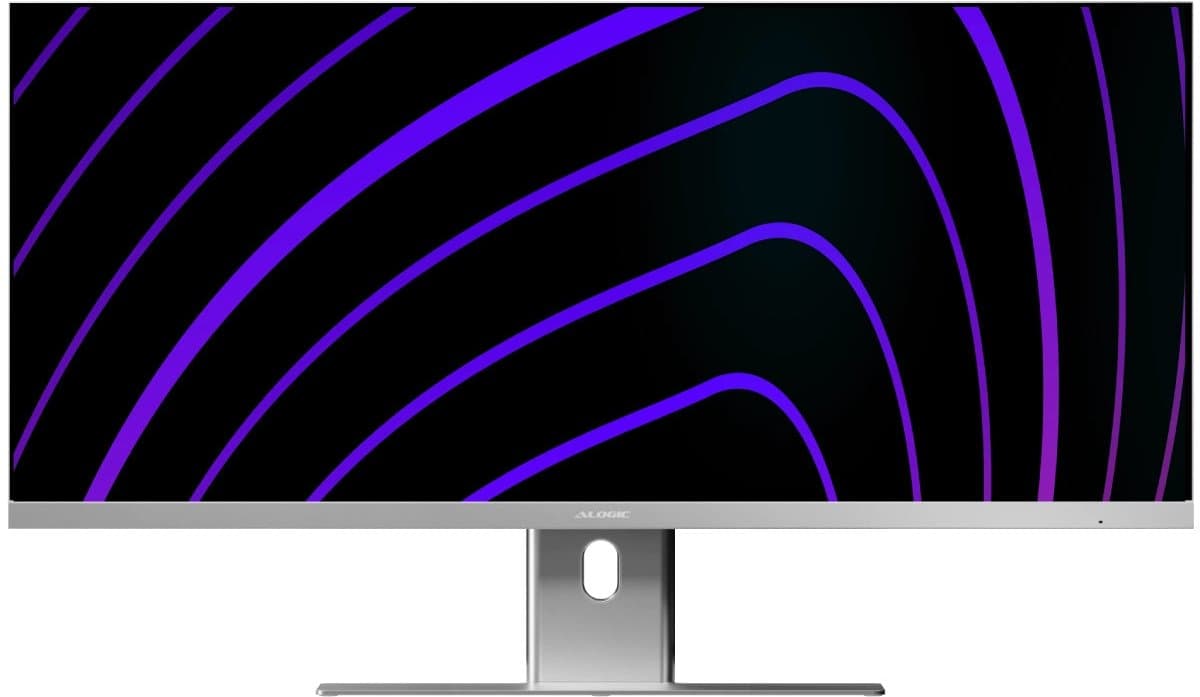 Alogic Edge 40 Ultrawide Monitor (WQHD) – Maximale Resolutie 3440 x 1440 – Reactietijd 4ms – USB-C Host Verbinding met 90W opladen - Grijs — afbeelding 1