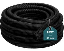 Sillar Stofzuigerslang 32mm - Universele Zuigslang voor Stofzuiger – Flexibele – Op Lengte - 3 m (1 m x 3)