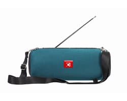 Gembird Draagbare Bluetooth Speaker met Antenne - Compact Groen Design - Veelzijdige Connectiviteit