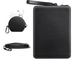 Silicone hoes 6-7 Inch voor E-Readers - Zwart - Accessoiretas voor Paperwhite, Kindles, Kobos, Nook en iPad Mini 6