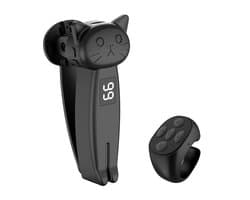 Ynkkvre -Afstandsbediening voor het omslaan van pagina's van e-readers - kan ook worden gebruikt als afstandsbediening voor een camera - paginaomslaan voor elektronische apparaten - zwart