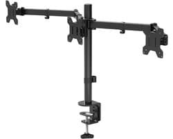 SCH® Monitor Arm 3 Schermen - Monitor Arm - Zwart - 122cm x 8cm x 46cm