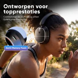 Fitbeats H2 - Draadloze Koptelefoon - Koptelefoon noice cancelling - 50 uur luistertijd - Over-ear koptelefoon - Hoofdtelefoon - Bluetooth koptelefoon - Geschikt voor Apple Android & Windows - Hoofdtelefoon met kabel — thumbnail 2