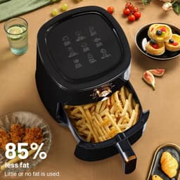 Airfryer 4 Liter met Timer en Hoge Wattage voor Gezonde Frituur en Grillen — thumbnail 4