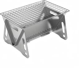 Opvouwbare BBQ - barbecue houtskool - Houtskoolbarbecues - Camping barbecues- Barbeque - Voor 1-2 Personen - Camping Picknick Outd — thumbnail 1