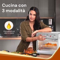 22L Heteluchtfriteuse Oven met Timer - Frituren, Bakken, Braden en Grillen - 1700W — thumbnail 4