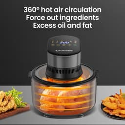 Sensova - Heteluchtfriteuse 4 Liter - 1200W - Slimme Oven met 360° Heteluchtcirculatie - Visuele Airfryer met Touch Display en Automatische Programma’s voor Gezond Koken — thumbnail 3
