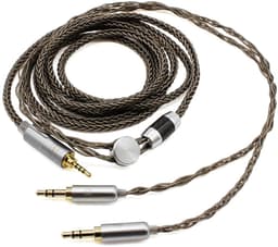 Silver-Plated Hoofdtelefoon Kabel Upgrade 2.5mm naar Dubbele 3.5mm Audio-kabel 1.8M — thumbnail 5