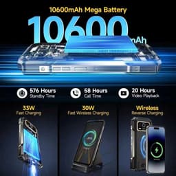 Ulefone Armor 27T Pro Plus version robuuste Smartphone, 5g 12gb/256gb 6.8´´ Zwart — thumbnail 5