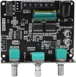 Krachtige Bluetooth 5.1 Versterker Module 2x15W + 30W met Bass en Treble Regeling (9-24V) — thumbnail 3