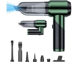 Sander Shop Handstofzuigerr, 15000PA met 3 Instelbare Niveaus, 4 in 1 Handheld Stofzuigers - 6000mAh Krachtige Auto Stofzuiger, voor Thuis, Auto, Kantoor, Huisdier