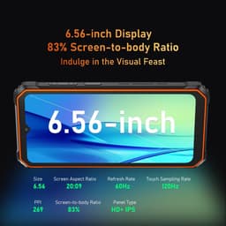 Blackview BV6200 Pro Robuuste Smartphone 4G - 12GB RAM - 128GB - 6,56 inch - 13000mAh - IP68/IP69K Outdoor telefoon - Dual SIM - Android 14 - NFC - GPS - Zwart — thumbnail 12