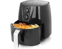 SAVI® Airfryer xl - Airfryer xxl - Heteluchtfriteuse - Zwart- 26cm x 32cm x 30cm