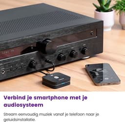 Marmitek BoomBoom 80 - Bluetooth Receiver - NFC - Bluetooth ontvanger - Speel je muziek van je Smartphone af op je geluidsinstallatie - Spotify — thumbnail 4