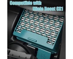 2 stuks SF-HY 60 HEPA-filters geschikt voor Miele Boost CX1 stofzuiger