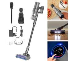 Teesa Sweeper 9000 - Draadloze Stofzuiger - LCD Display - LED Verlichting