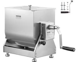 VEVOR Vleesmenger 30L Kantelcontainer Vleesverwerkingsapparatuur Gehakt