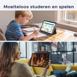 Aorlym P10 Pro - Tablet - 48 GB RAM (8+40 GB) + 128 GB ROM (2 TB/TF) - 10,1 inch HD 120 Hz - Android 16 - 8800 mAh - Gemini AI - T7250 - Face ID - Dubbele luidsprekers, complete accessoirebundel met toetsenbord en stylus - Zwart — thumbnail 4