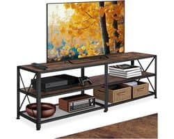 Stijlvol TV Meubel Laag Dressoir Industrieel Design voor Televisies tot 70 Inch
