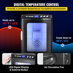 Laboratorium Incubator 25 Liter Koelen en Verwarmen 5-60 °C met Digitaal Display — thumbnail 4