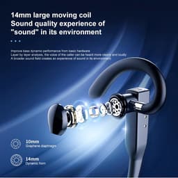 Draadloze Over-Ear Headset met Microfoon en Oplaadcase voor Zakelijk Gebruik — thumbnail 5