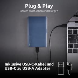 Draagbare Externe Harde Schijf 2 TB USB 3.2 voor PC en Mac — thumbnail 2