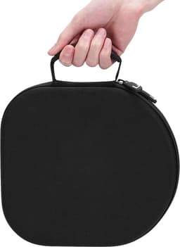 Allecto- Draagtas voor koptelefoon - Harde schaal reistas - Grijs - Bescherming opslag - Compatibel met diverse modellen - Kabel en oplader opslag - Geschikt voor B&O Beoplay - HX, H95, H9i, H9, H8i, H8, H7, H6, H4 2e generatie, H4, H2 — thumbnail 2