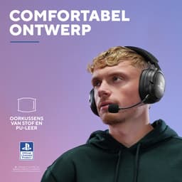 Trust GXT 499 Forta - Draadloze Gaming Headset - Official Licensed voor PS5 - werkt op PS4/PS5 - Batterijduur tot 55 uur - met USB-ontvanger - Zwart — thumbnail 5