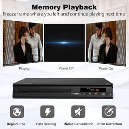 DVD Speler met HDMI - Blu Ray Spelers - Externe DVVD Speler - Entertainment — thumbnail 5