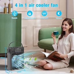 Mobiele Airco - Airconditioning - Ventilatoren - Airco Zonder Afvoerslang - Energie — thumbnail 4