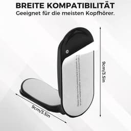 Opvouwbare hoofdtelefoonhouder voor wandmontage - Stijlvolle koptelefoonstandaard met kleine wandhouder — thumbnail 3