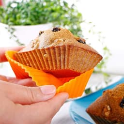 Siliconen bakvormen voor airfryer - Set van 12 stuks - Herbruikbare muffin en cupcake vormpjes - Geschikt voor cakes, ijs en pudding — thumbnail 3