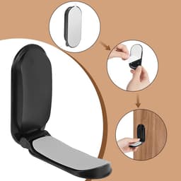 Universele Zelfklevende Hoofdtelefoonstandaard voor Onder Bureau - Verstelbare Headset Hanger — thumbnail 2